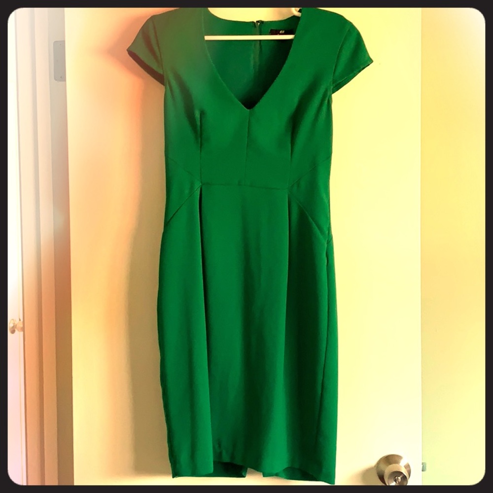 H&M green dress